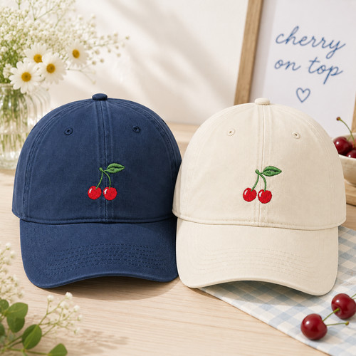 Cherry embroidered vintage - cherry,