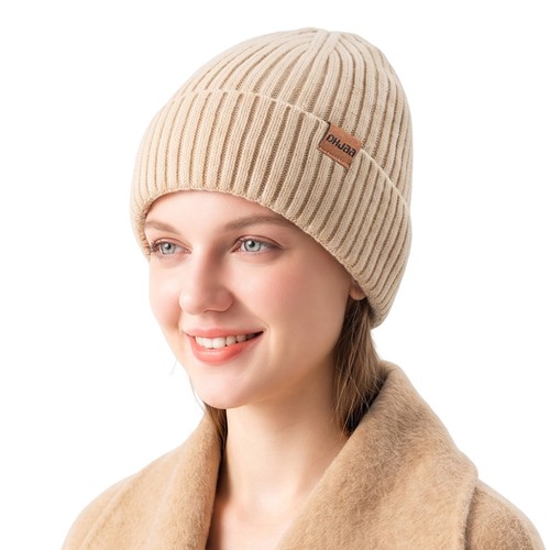 Knitted hat thickened
