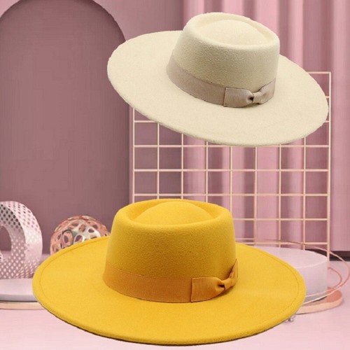 Elegant felt wide brim - felt,