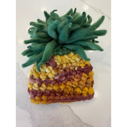 Handmade kids pineapple beanie - handmade,